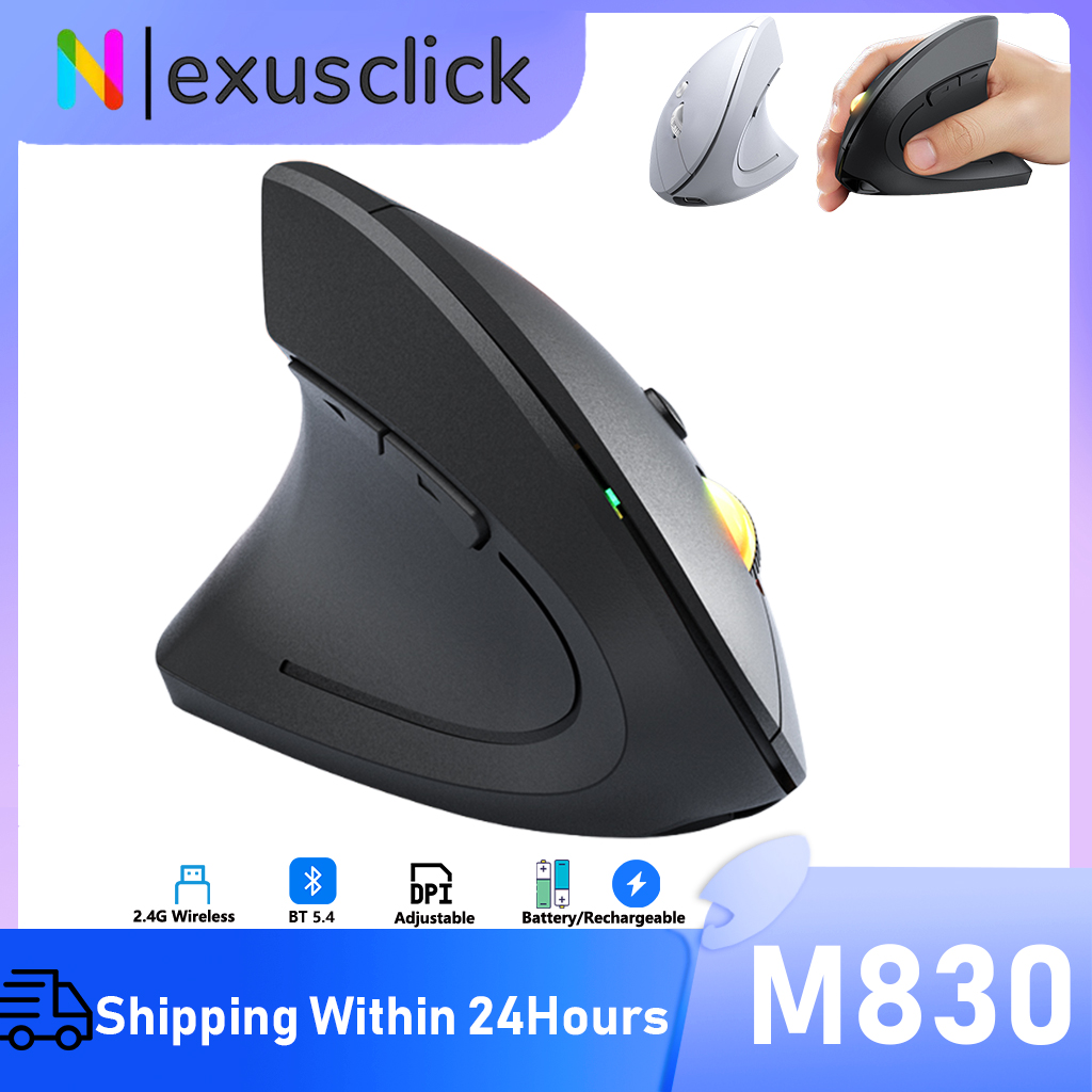 Ergonomic Mouse Vertical - 2.4G Bluetooth Wireless Vertical Mouse Rechargeable/Battery