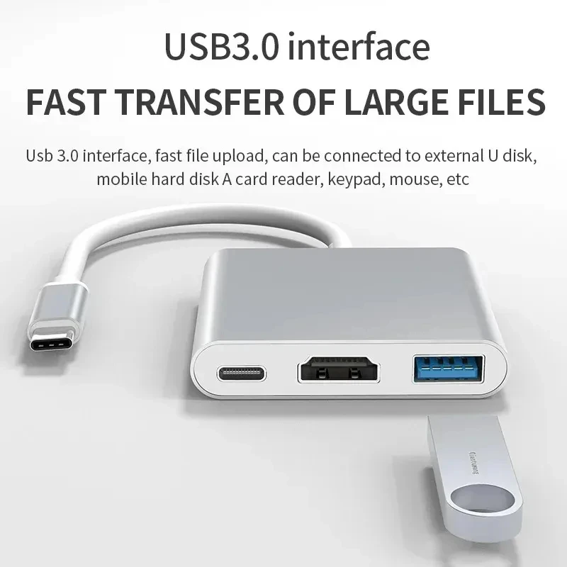 3 IN 1 USB PD HDMI Docking Sta - огляд і ціна Docking Station Usb C