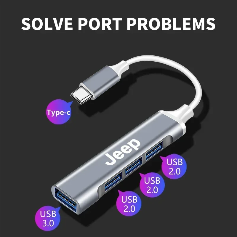 Car USB Hub Splitter Docking S - огляд і ціна Docking Station Usb C