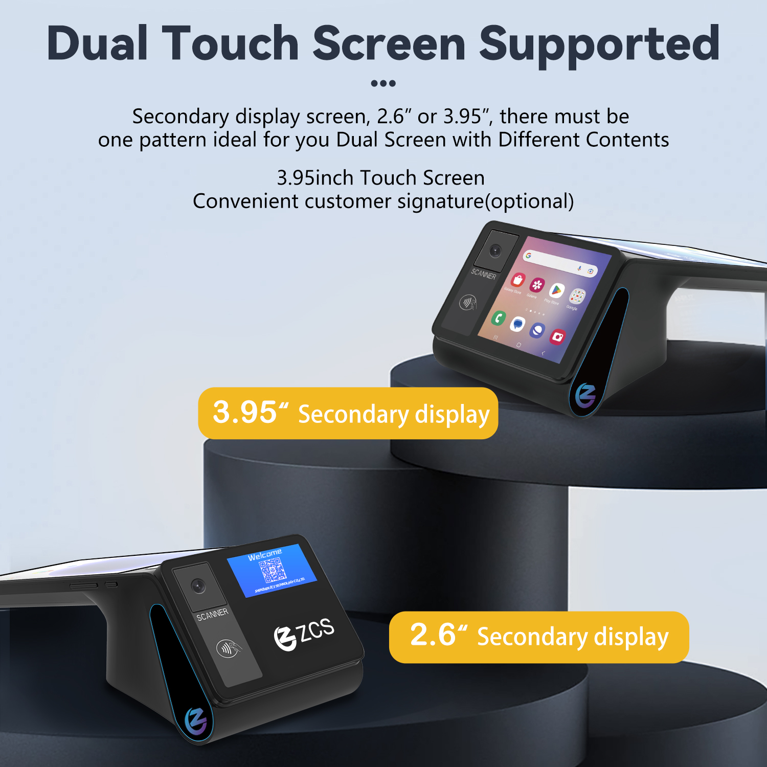 Android 14.0 Dual Screen 8 Inc - огляд і ціна Pos Terminal Android