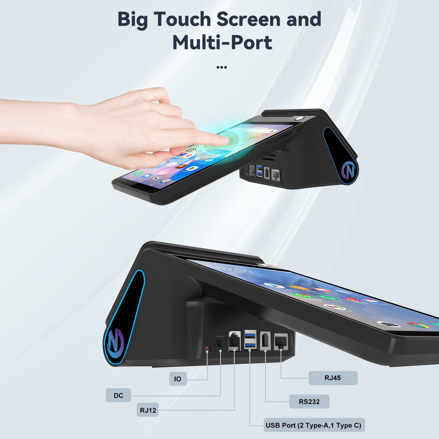 Android 14.0 Dual Screen 8 Inc - огляд і ціна Pos Terminal Android