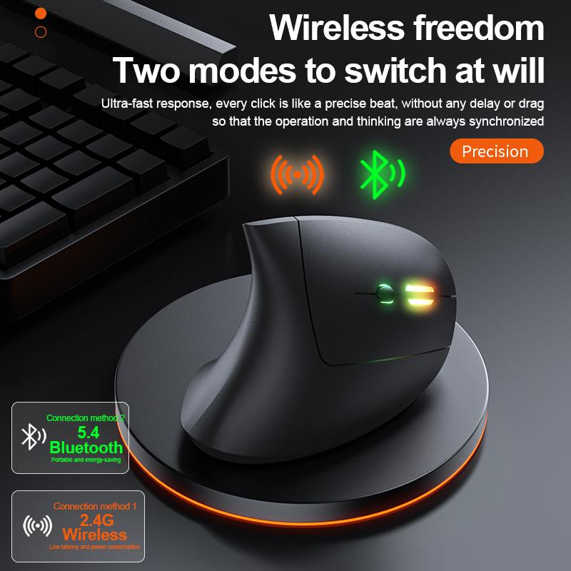 2.4GHz Bluetooth Wireless Mous - огляд і ціна Ergonomic Mouse Vertical