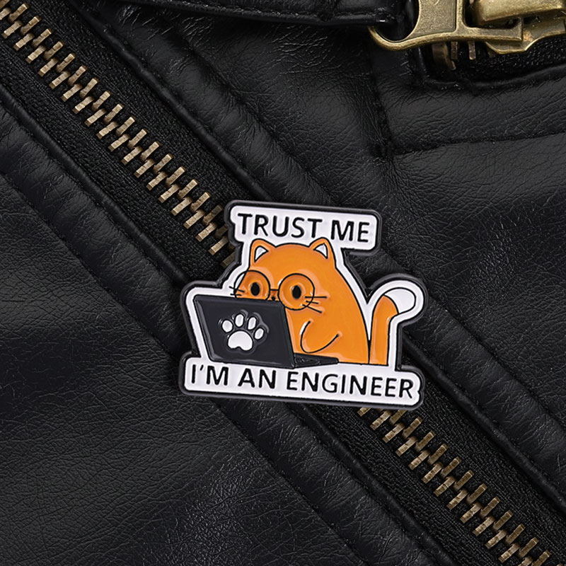 Engineer Cat Lapel Pin Trust M - огляд і ціна Tech Office Engineer