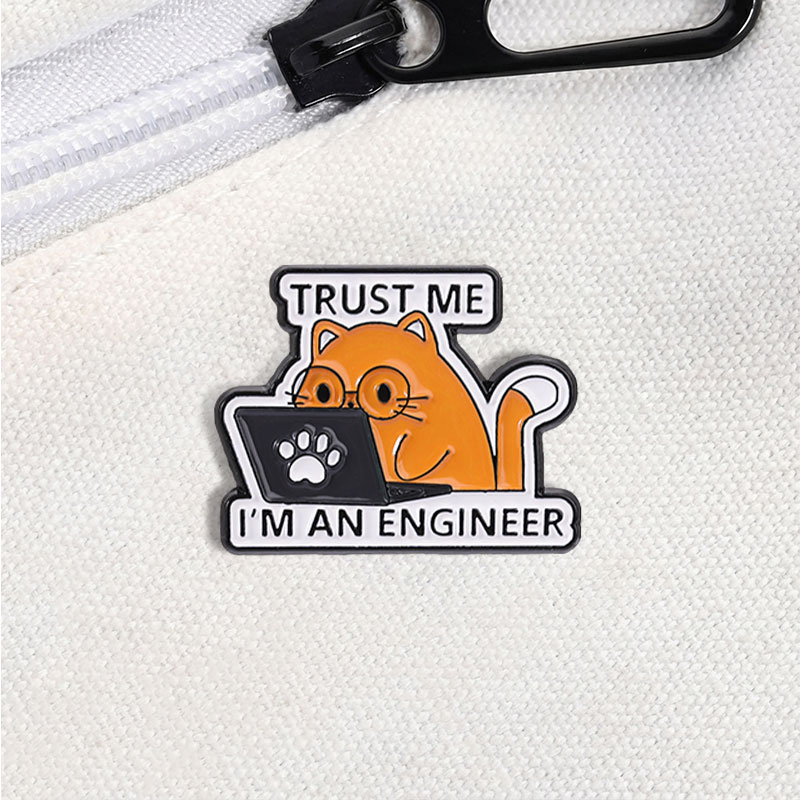 Engineer Cat Lapel Pin Trust M - огляд і ціна Tech Office Engineer