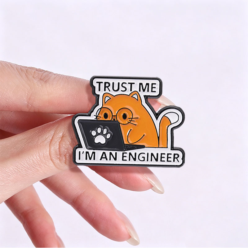 Engineer Cat Lapel Pin Trust M - огляд і ціна Tech Office Engineer