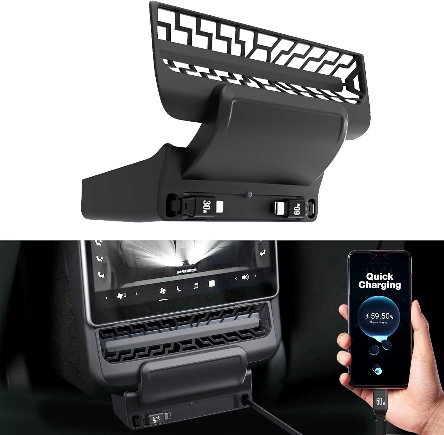 For Tesla Model 3/Y 2021-2023  - огляд і ціна Docking Station Usb C