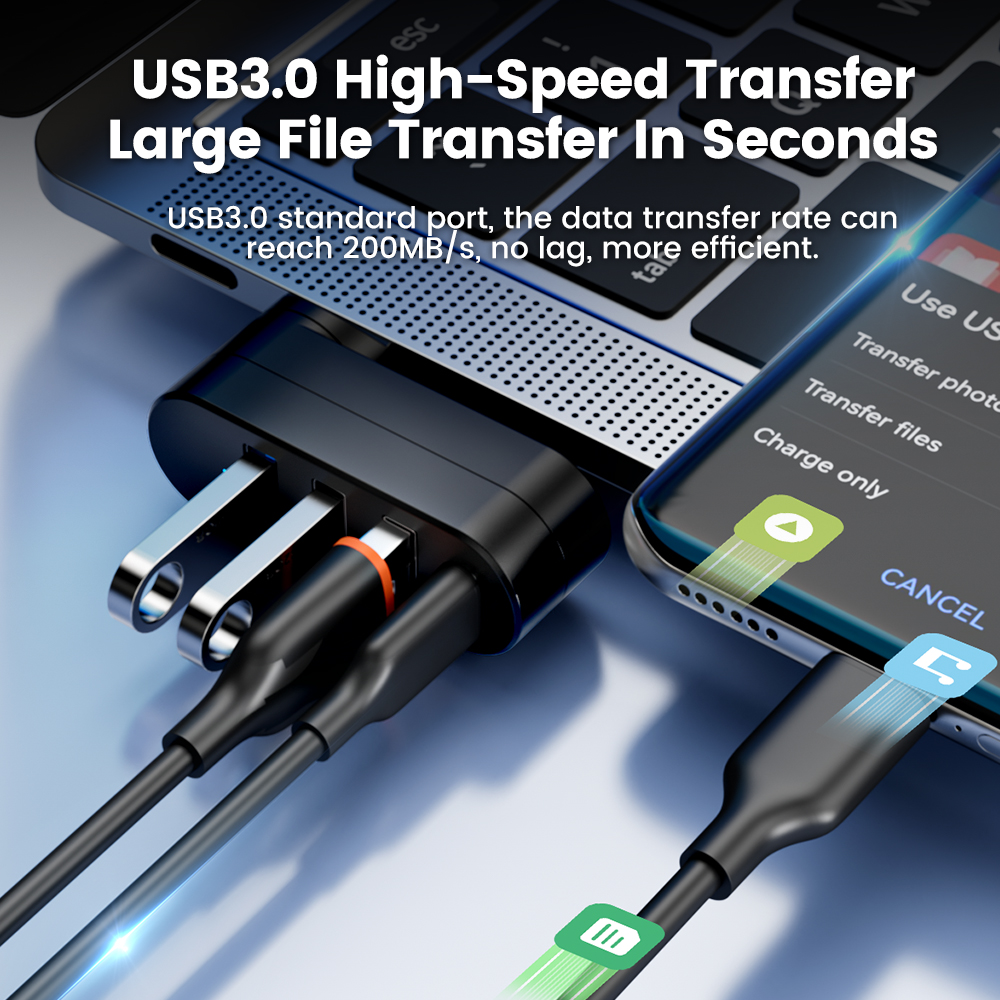 USB 3.0 Power Adapter 180° Rot - огляд і ціна Docking Station Usb C