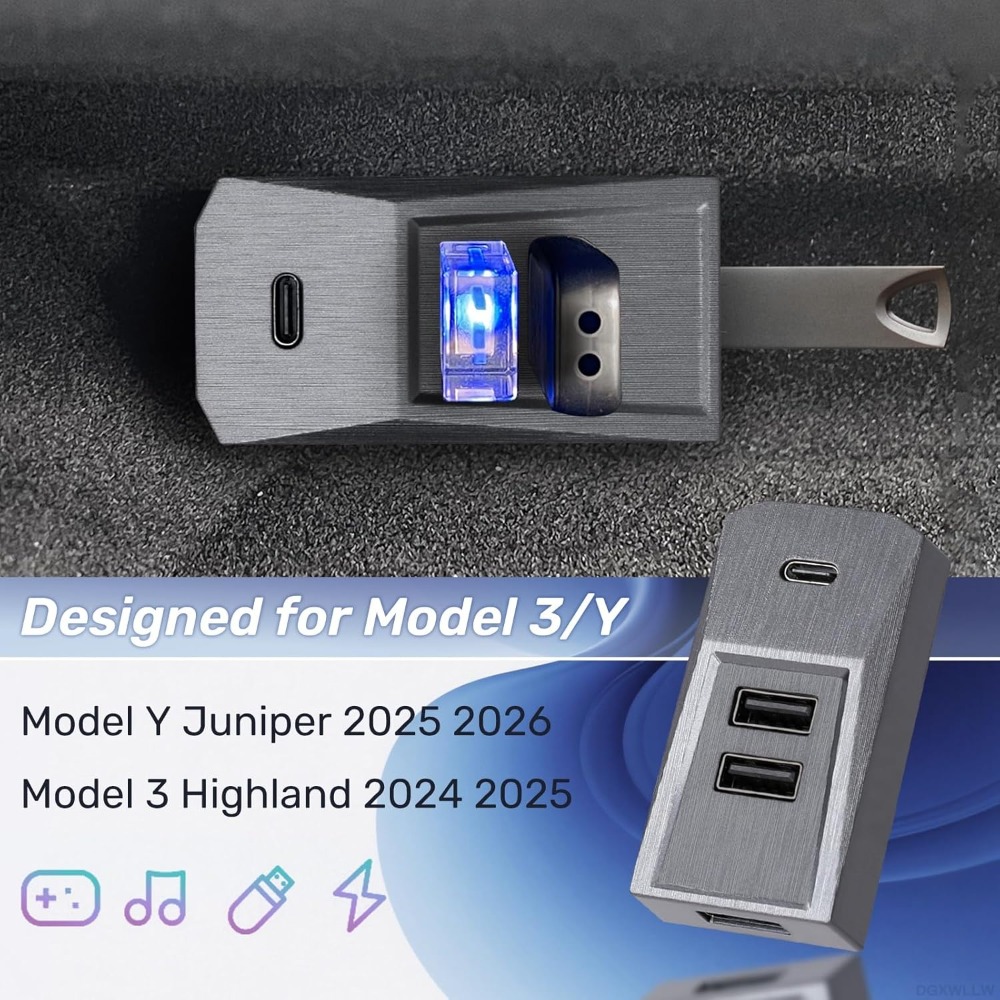 Plug and Play 4 Port Glovebox  - огляд і ціна Docking Station Usb C