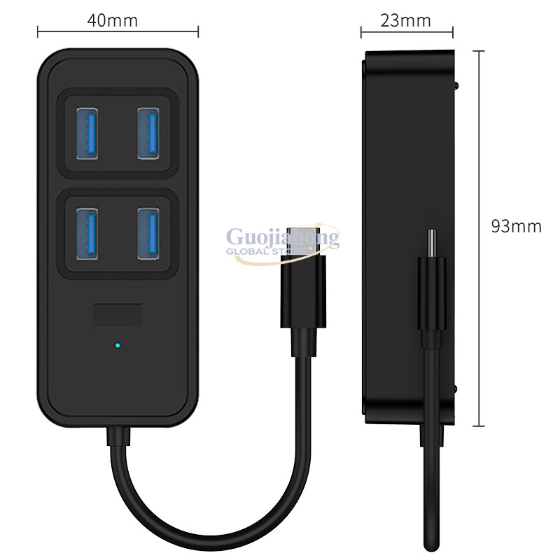 Cross-border USB3.0 hub, USB i - огляд і ціна Docking Station Usb C