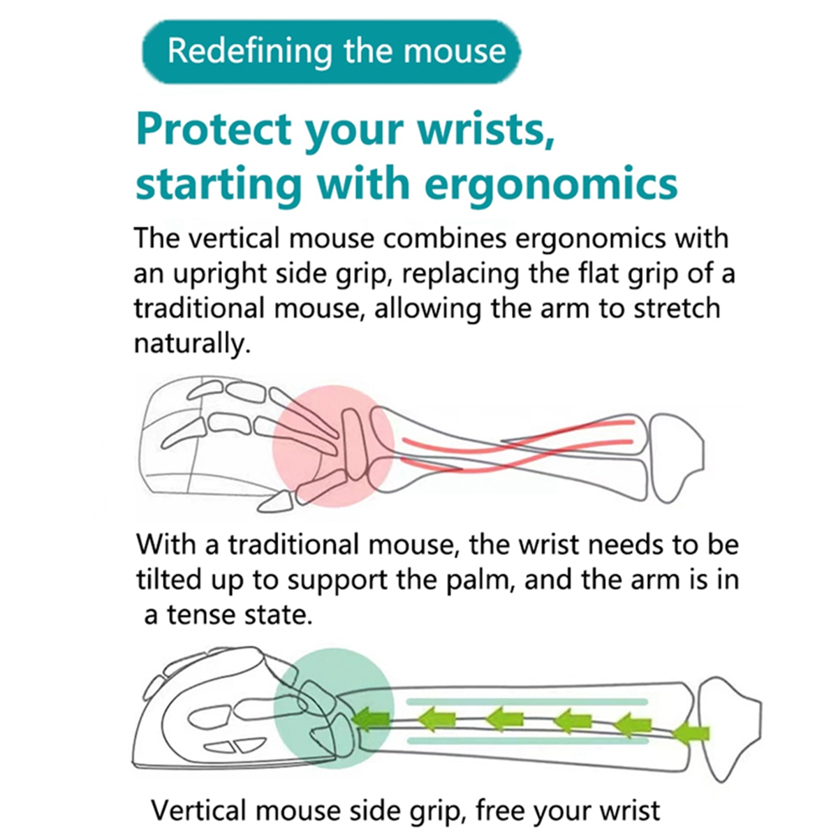 A72P Vertical Mouse Rechargeab - огляд і ціна Ergonomic Mouse Vertical
