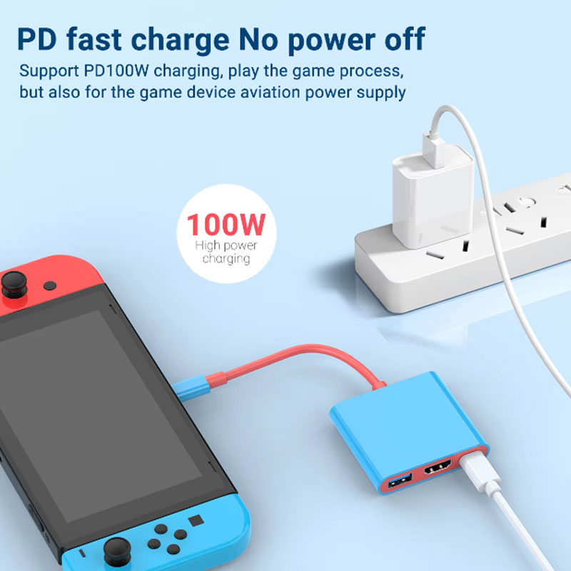 New 3 IN 1 Portable for Ninten - огляд і ціна Docking Station Usb C