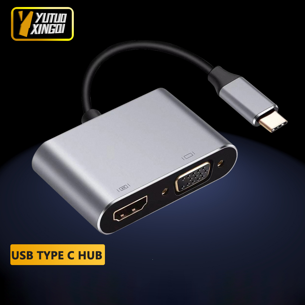 4K USB Type C to VGA 1080P USB - огляд і ціна Docking Station Usb C