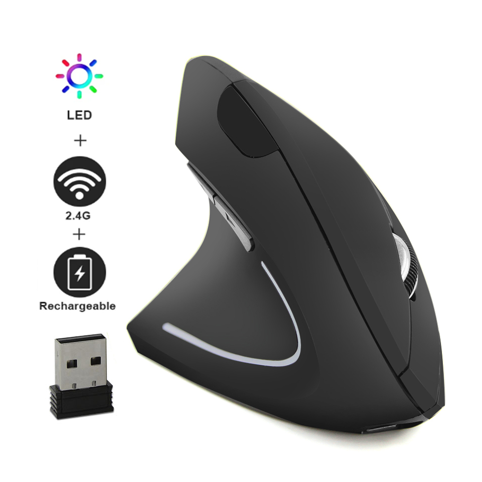 Left Hand Wired Wireless Verti - огляд і ціна Ergonomic Mouse Vertical