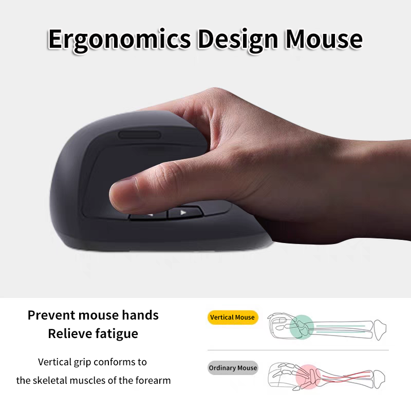 Wireless 2.4G Vertical Mouse E - огляд і ціна Ergonomic Mouse Vertical